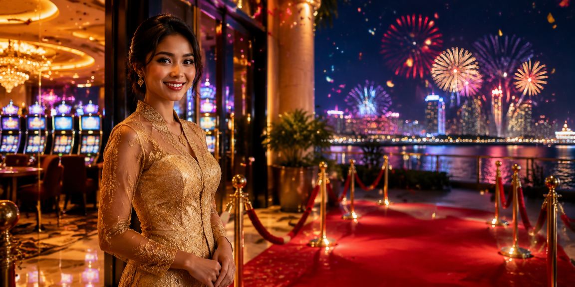Suasana taruhan yang meriah dengan latar kebaya tradisional di Johor